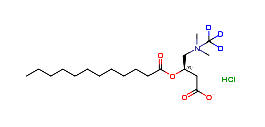 Dodecanoyl-L-carnitine-d3 HCl (N-methyl-d3)