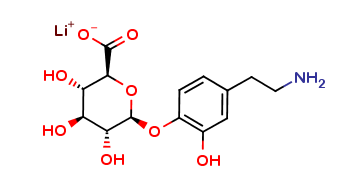 Dopamine-β-D-Glucuronide Li Salt
