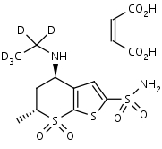 Dorzolamide-d5 Maleate