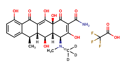 Doxycycline-13C-D3 TFA salt