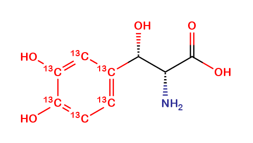 Droxidopa 13C6
