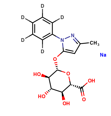 Edaravone-D5 Glucuronide Sodium Salt