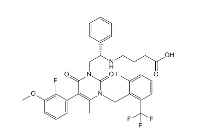 Elagolix (S)-enantiomer