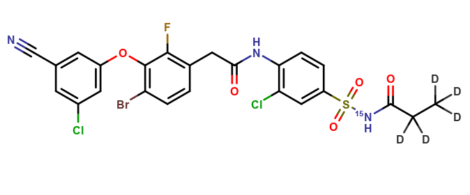 Elsulfavirine-15N, D5