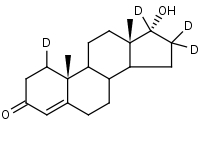 Epitestosterone-1,16,16,17-d4