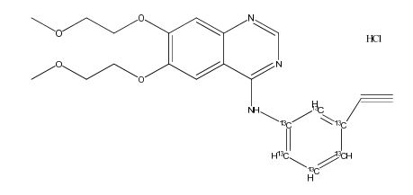 Erlotinib 13C6 Hydrochloride