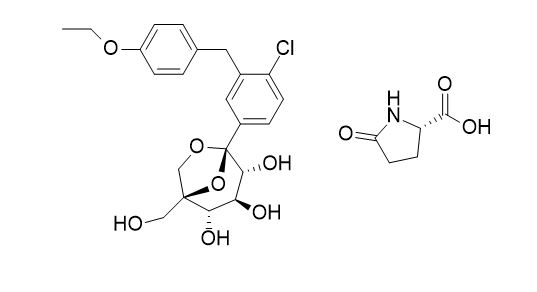 Ertugliflozin L- pyroglutamic acid