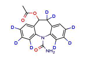 Eslicarbazepine D8 acetate (racemate)