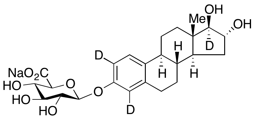 Estriol-d3 3-O-β-D-Glucuronide Sodium Salt