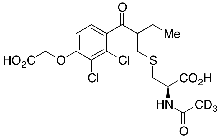 Ethacrynic Acid Mercapturate-d3 (Mixture of Diastereomers)