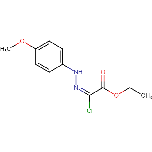 Ethyl (2E)-2-chloro-2-[2-(4-methoxyphenyl)hydrazinylidene]acetate