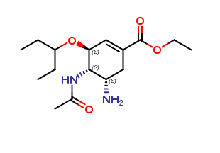 Ethyl (3S, 4S, 5S)-4-acetamido-5-amino-3-(1- ethyl propoxy) cyclohex-1-ene-1-carboxylate