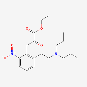 Ethyl 2-[2-(Dipropylamino)ethyl]-6-nitrophenyl Pyruvate