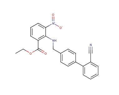 Ethyl 2-[N-[(2'-Cyanobiphenyl-4-yl)methyl]amino]-3-nitrobenzoate