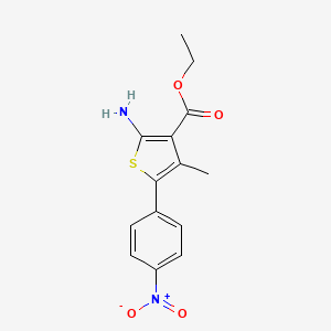 Ethyl-2-Amino-4-methyl-5-(4-nitro-phenyl)-thiophene-3-carboxylate