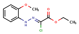 Ethyl 2-chloro-2-[2-(2-methoxyphenyl)hydrazin-1-ylidene]acetate