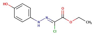 Ethyl-2-chloro-2-(2-(4-hydroxy phenyl)hydrazono)acetate