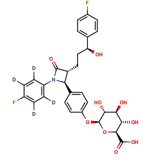Ezetimibe N-Phenyl-D4 Phenoxy Glucuronide