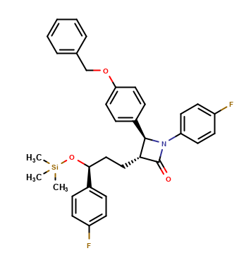 Ezetimibe O-trimethylsilyl O-benzyl Impurity