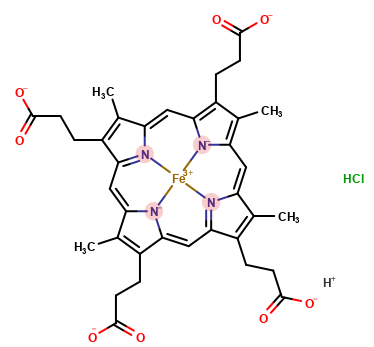 Fe(III) Coproporphyrin III chloride