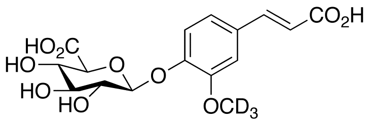 Ferulic Acid-d3 4-O-β-D-Glucuronide