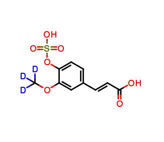 Ferulic Acid-d3 4-O-Sulfate