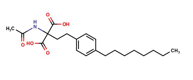 Fingolimod N-Acetyl diacid impurity