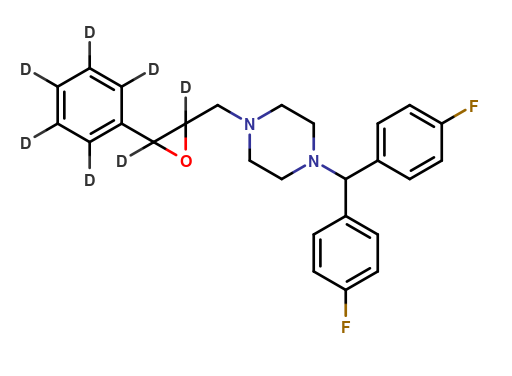 Flunarizine Epoxide-D₇