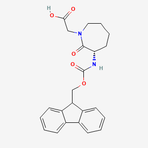 Fmoc-(3S)-3-amino-1-carboxymethylcaprolactame