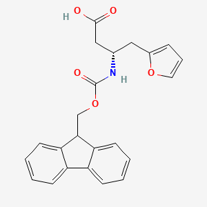 Fmoc-(S)-3-Amino-4-(2-furyl)-butyric acid.