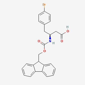 Fmoc-(S)-3-amino-4-(4-bromo-phenyl)-butyric acid.