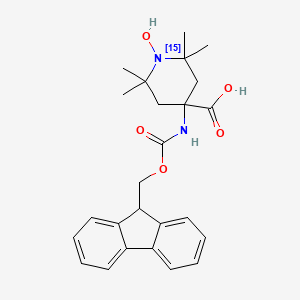 Fmoc-2,2,6,6-tetramethylpiperidine-N-oxyl-4-amino-4-carboxylic Acid-15N