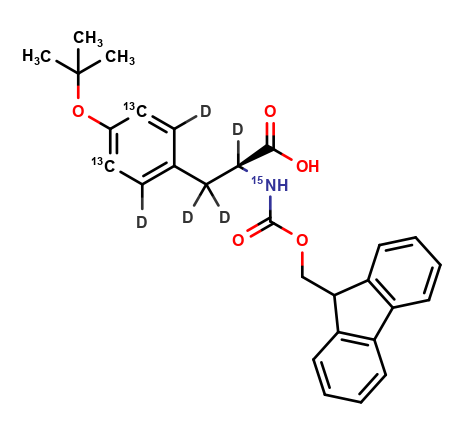 Fmoc-L-Tyrosine (tBu)-OH(3’,5’-13C2,2,3,3,2’,6’-D5,15N,)