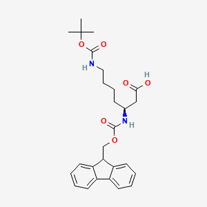 Fmoc-l-beta-homolysine(boc)