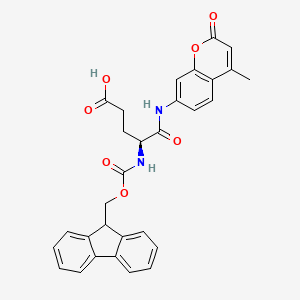 Fmoc-l-glutamic acid 1-(7-amido-4-methylcoumarin)