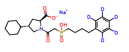 Fosinoprilat-d5 Sodium Salt