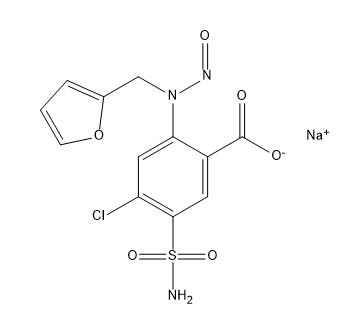 Furosemide Impurity 14 (N-Nitroso-Furosemide) Sodium salt