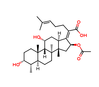 Fusidic acid for peak identification