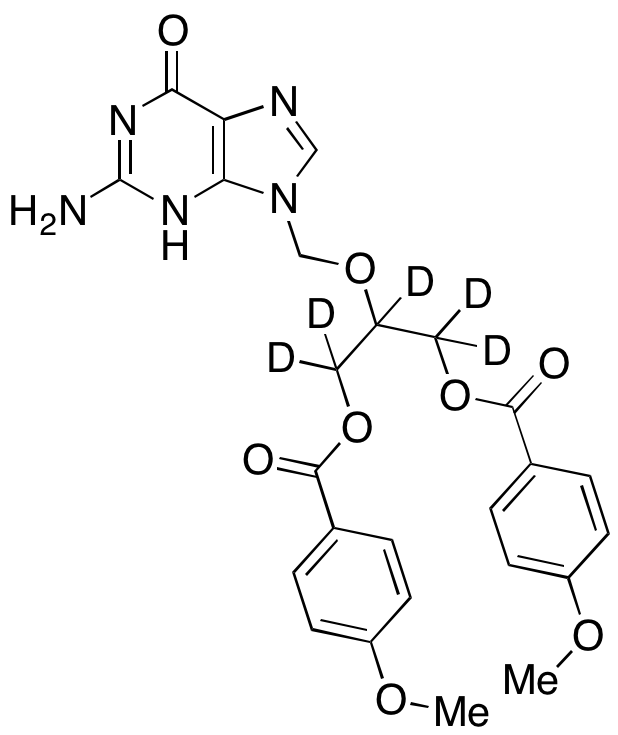 Ganciclovir-d5 di-O-p-Methoxybenzoate