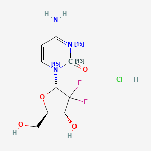 Gemcitabine 13C,15N2 Hydrochloride