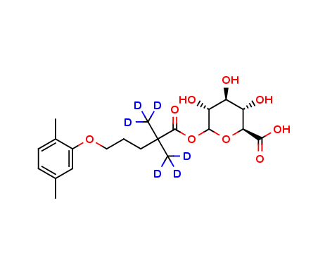 Gemfibrozil-β-O-β-D-Glucuronide D6