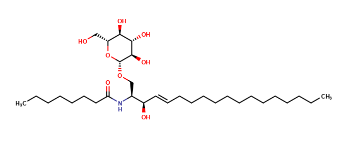 GlcCer d18:1/ 8:0 (GlcbCeramide)
