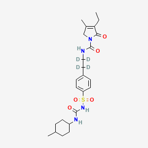 Glimepiride-d4 (phenylethyl-?,?,?,?-d4) (cis/trans)