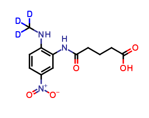Glutaric Acid-2-methylamino-5-nitromonoanilide-d3