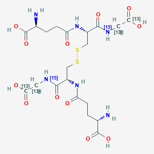 Glutathione Disulfide-13C4,15N2 Ammonium Salt