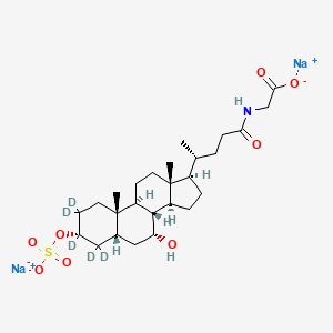 Glycochenodeoxycholic Acid-d5 3-Sulfate Disodium Salt