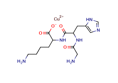 Glycyl-histidyl-lysine, monocopper salt
