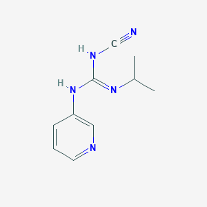 Guanidine, N-cyano-N'-(1-methylethyl)-N''-3-pyridinyl-