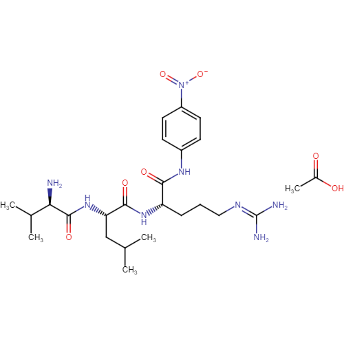 H-D-Val-Leu-Argp-nitroanilide monoacetate