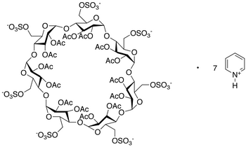 Heptakis(6-O-sulfo)-β-cyclodextrin Tetradecaacetate Heptapyridium Salt